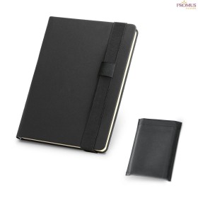 Caderno A5 Capa Dura em Couro Sintético Personalizado H530789