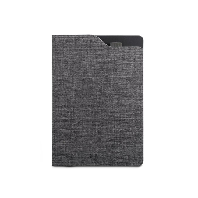 Caderno A5 Capa Dura em Tecido Poliéster 100% Reciclado Promocional H930586