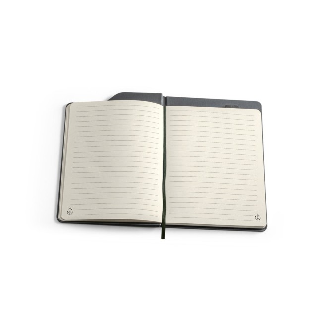 Caderno A5 Capa Dura em Tecido Poliéster 100% Reciclado Promocional H930586