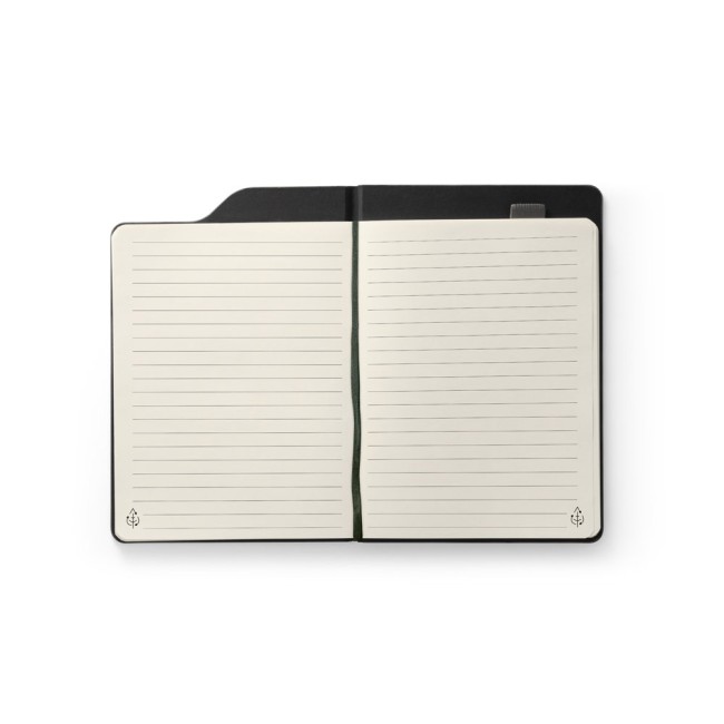 Caderno A5 Capa Dura em Tecido Poliéster 100% Reciclado Promocional H930586