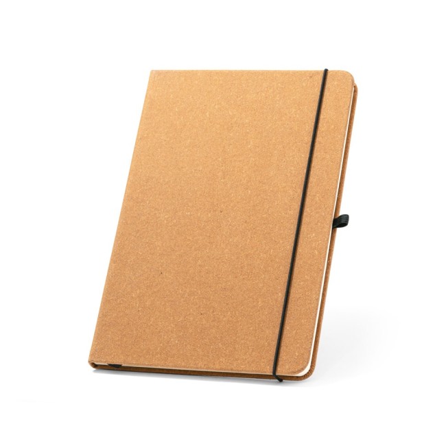 Caderno A5 com capa Dura em couro reciclado H530628