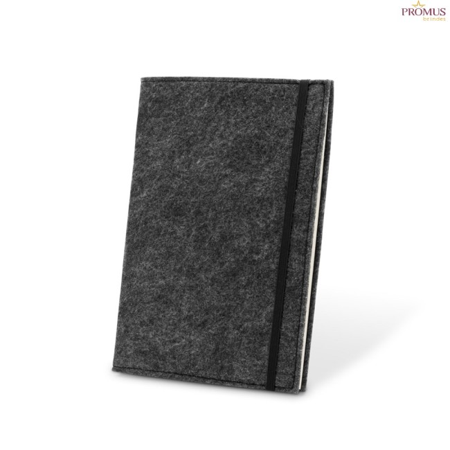 Caderno A5 com Capa em Feltro Personalizado H930636