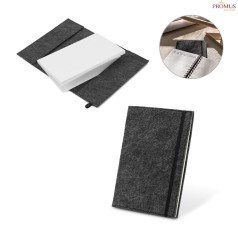 Caderno A5 com Capa em Feltro Personalizado H930636