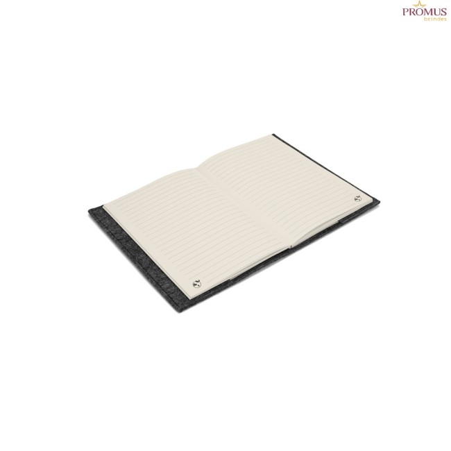 Caderno A5 com Capa em Feltro Personalizado H930636