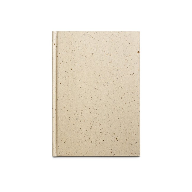 Caderno A5 com Resíduos da Cevada Personalizados H930623