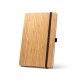 Caderno A5 de Capa e Contracapa em Placa de Bambu Brindes Personalizados H930582 