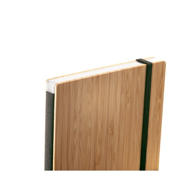 Caderno A5 de Capa e Contracapa em Placa de Bambu Brindes Personalizados H930582 
