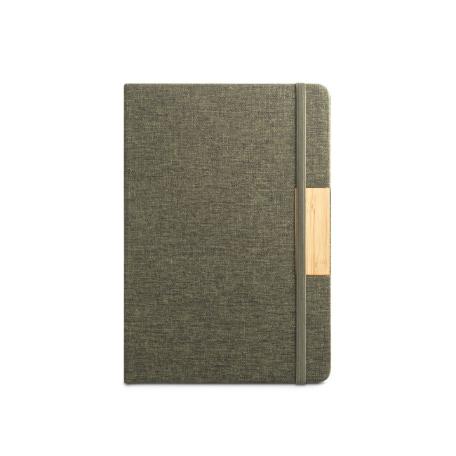 Caderno A5 em Tecido Poliéster 100% Reciclado Personalizado H930585