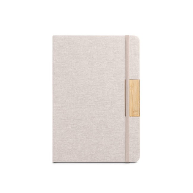 Caderno A5 em Tecido Poliéster 100% Reciclado Personalizado H930585