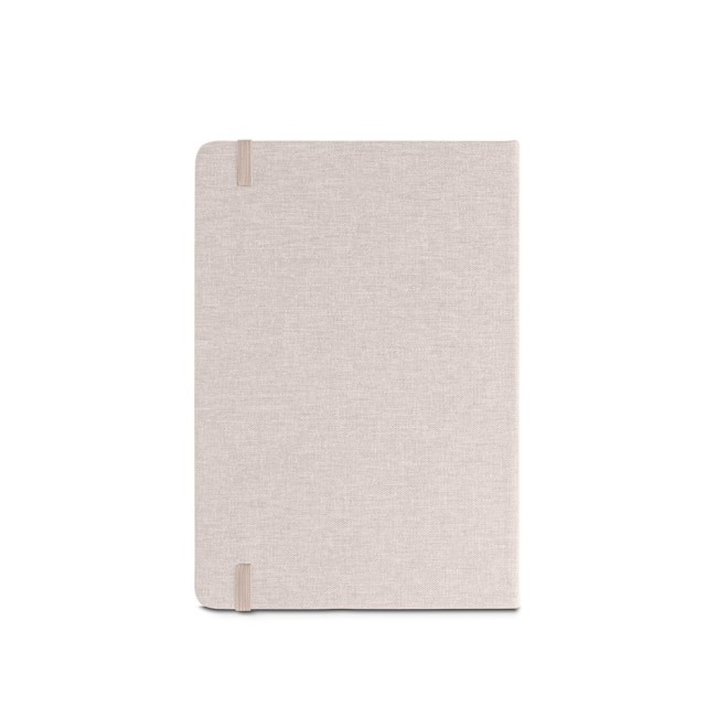 Caderno A5 em Tecido Poliéster 100% Reciclado Personalizado H930585