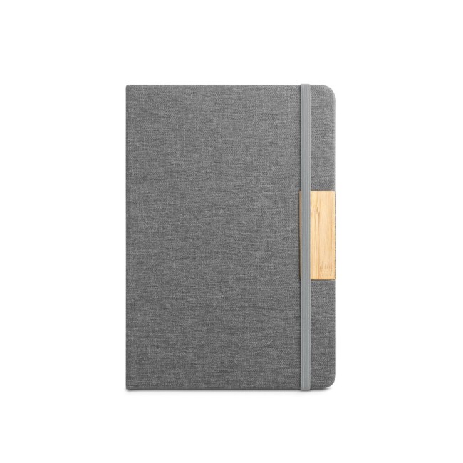 Caderno A5 em Tecido Poliéster 100% Reciclado Personalizado H930585