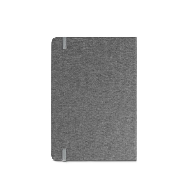Caderno A5 em Tecido Poliéster 100% Reciclado Personalizado H930585