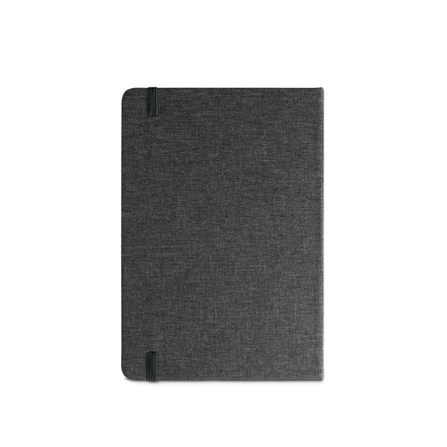 Caderno A5 em Tecido Poliéster 100% Reciclado Personalizado H930585
