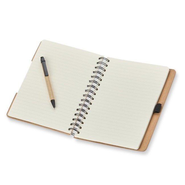 Caderno com autoadesivos e caneta Personalizado H3080