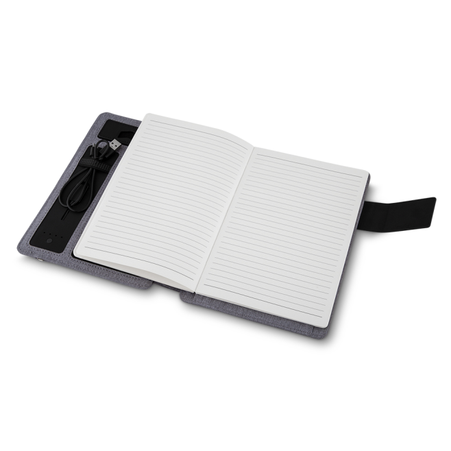 Caderno Com PowerBank Personalizado H1948