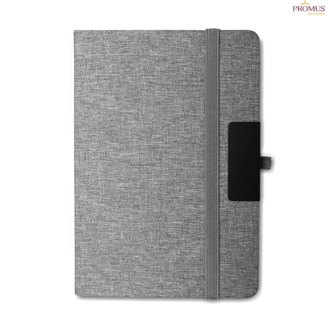 Caderno de Anotações Personalizado Com Logotipo H2665