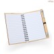 Caderno de Bambu Com Caneta - H3675