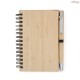 Caderno de Bambu Com Caneta - H3675