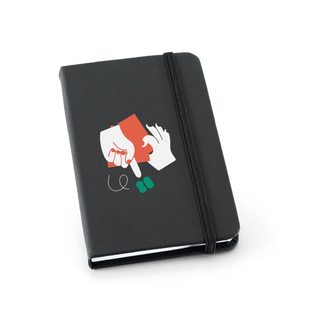 Caderno de Bolso Personalizado em Couro Sintético para Eventos H930425