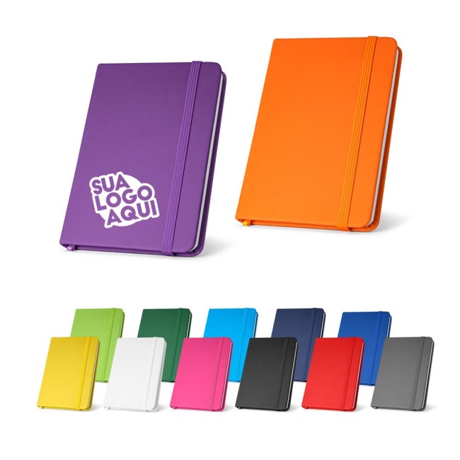 Caderno de Bolso Personalizado em Couro Sintético para Eventos H930425