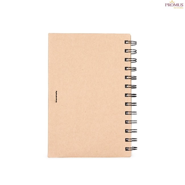 Caderno Ecológico com Autoadesivos e Caneta Personalizado - H3282
