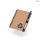 Caderno Ecológico com Caneta Personalizado - H3208