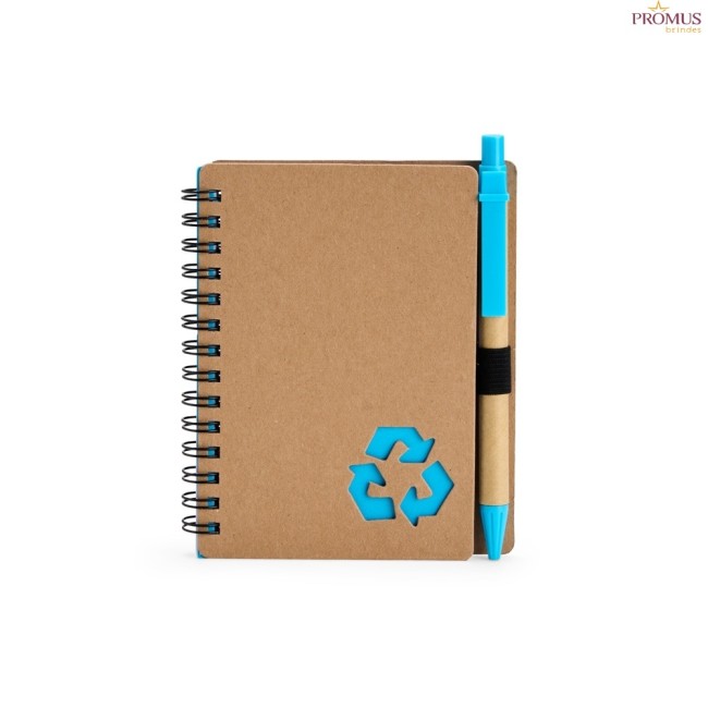 Caderno Ecológico com Caneta Personalizado - H3208