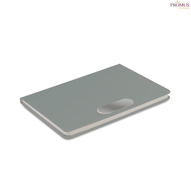 Caderno em PU com placa em Metal Personalizado - H3734