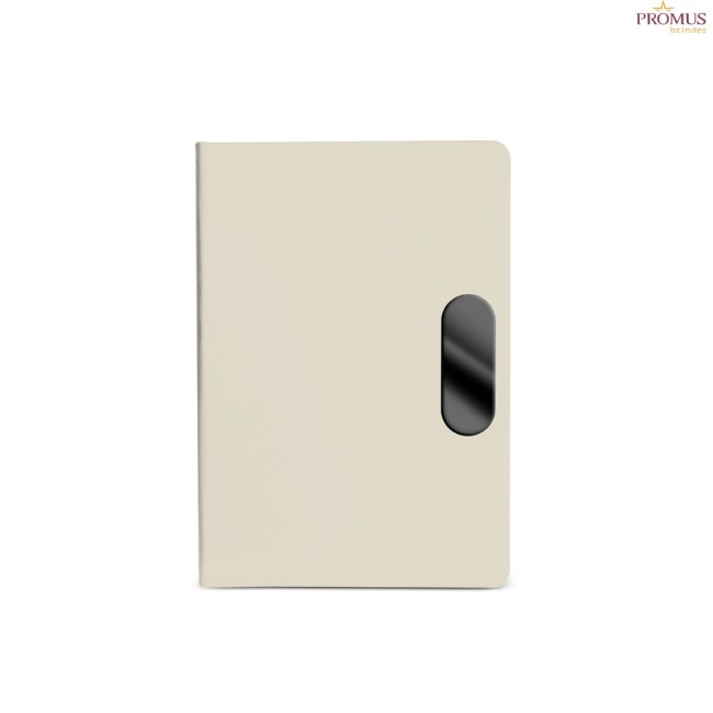 Caderno em PU com placa em Metal Personalizado - H3734