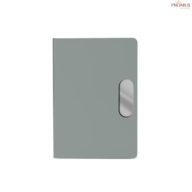Caderno em PU com placa em Metal Personalizado - H3734