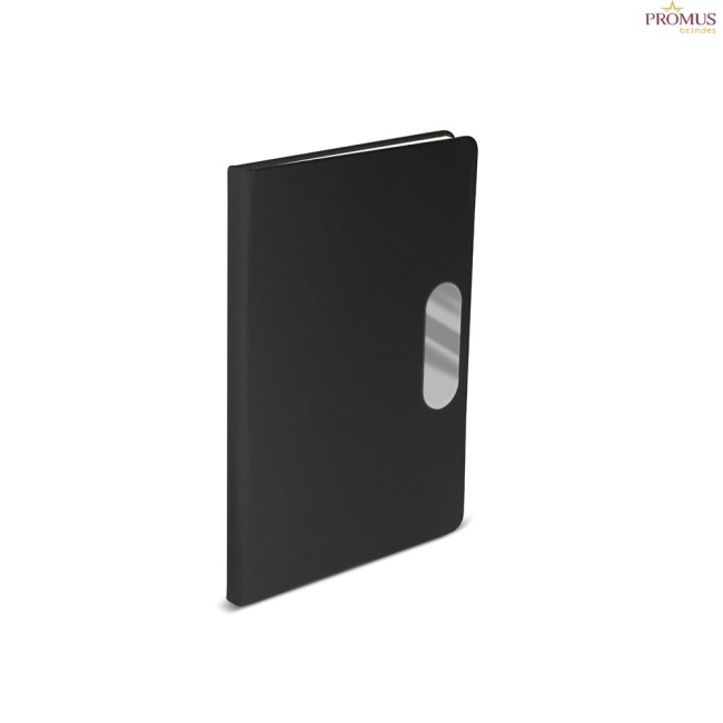Caderno em PU com placa em Metal Personalizado - H3734