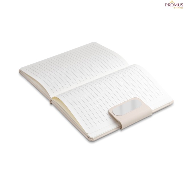 Caderno em PU com placa em Metal Personalizado - H3735
