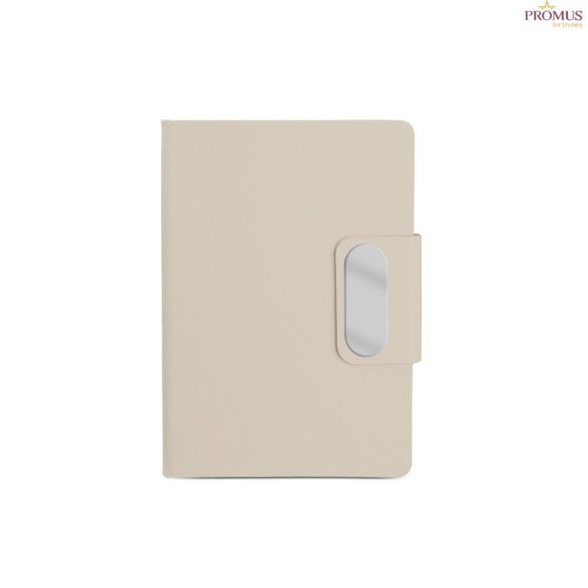 Caderno em PU com placa em Metal Personalizado - H3735