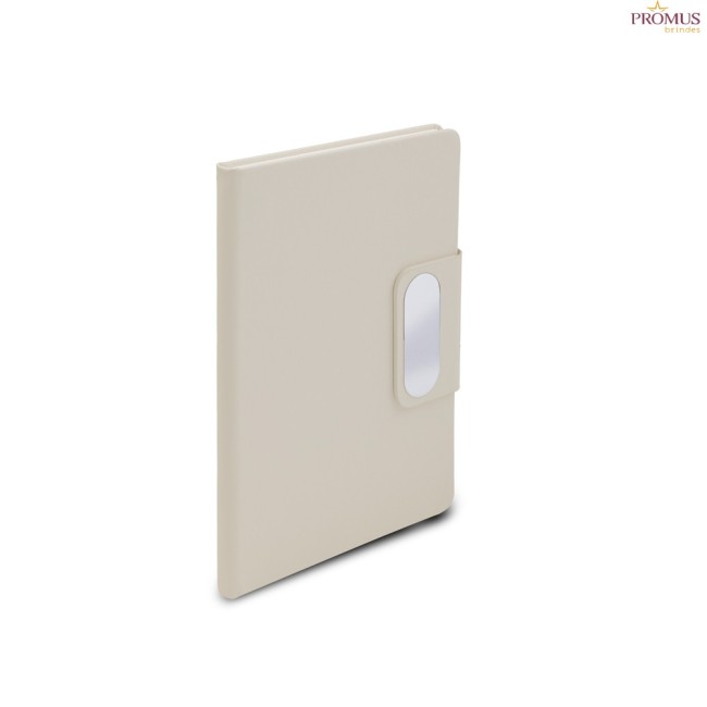 Caderno em PU com placa em Metal Personalizado - H3735
