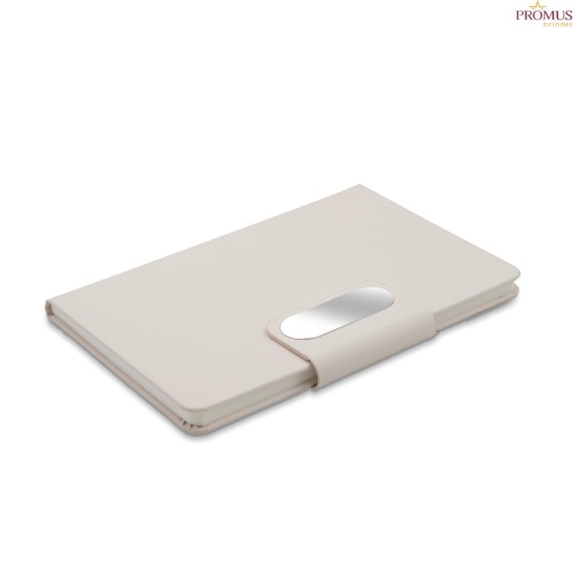Caderno em PU com placa em Metal Personalizado - H3735
