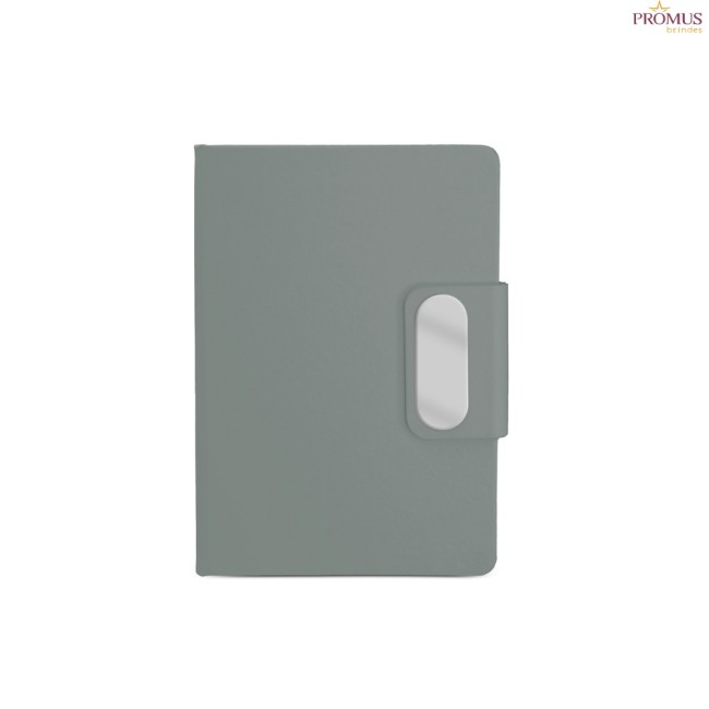 Caderno em PU com placa em Metal Personalizado - H3735