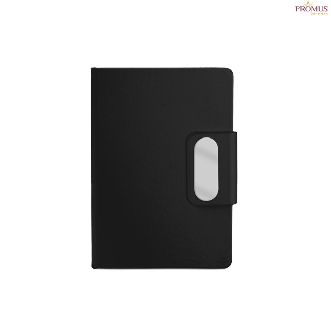 Caderno em PU com placa em Metal Personalizado - H3735