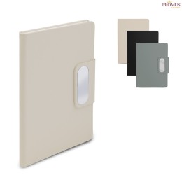 Caderno em PU com placa em Metal Personalizado - H3735