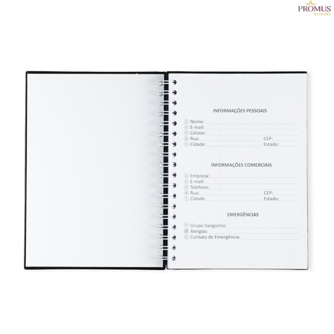 Caderno Laminado Com Pauta Personalizado - H3797