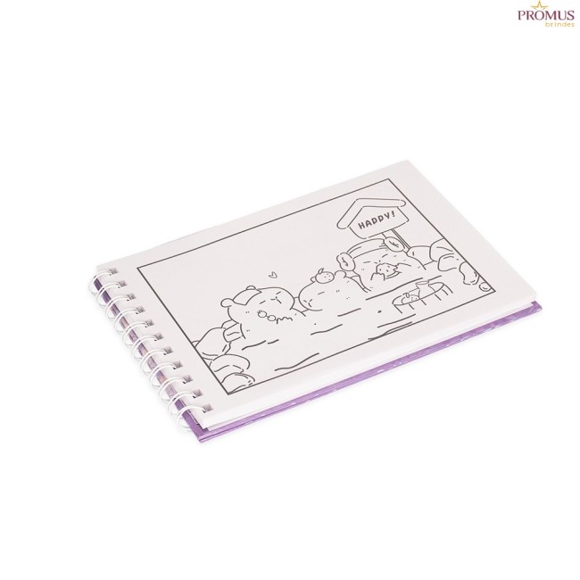 Caderno para colorir Capivara Personalizado - H3872