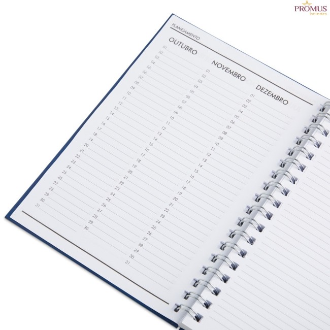 Caderno Percalux Emborrachado Personalizado - H3664