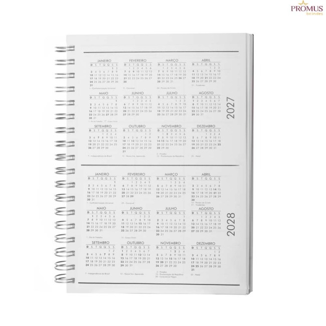 Caderno Planner Capa em PU Personalizado - H3321