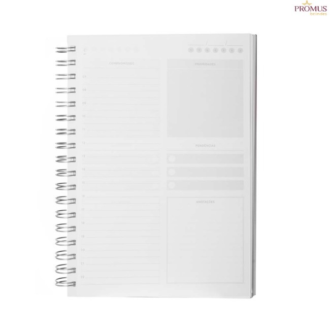 Caderno Planner Capa em PU Personalizado - H3321