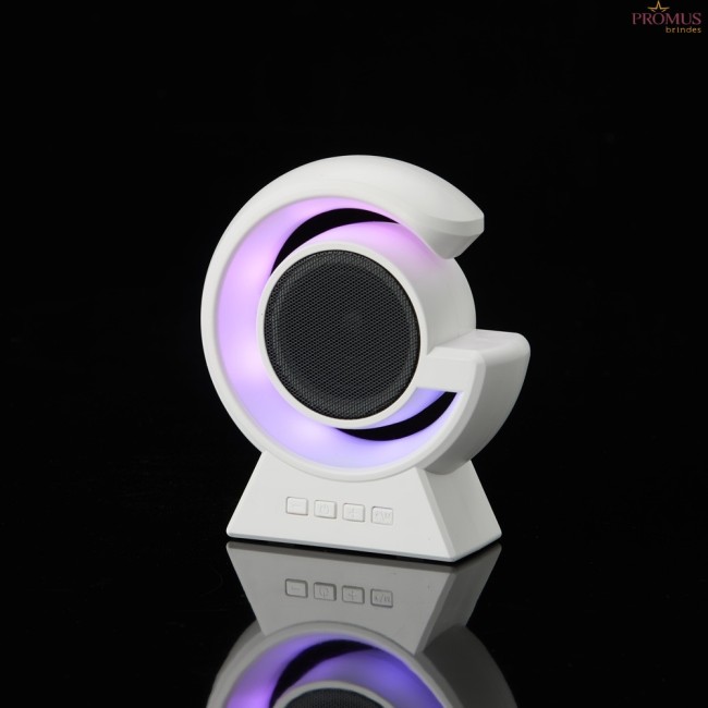 Caixa de som com Luminária Personalizada - H3610