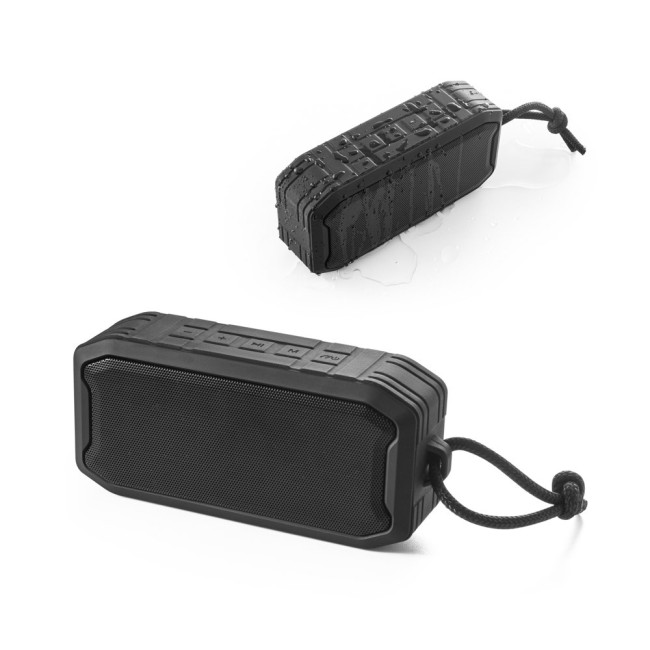 Caixa de som portátil com microfone em ABS para Brindes H970140