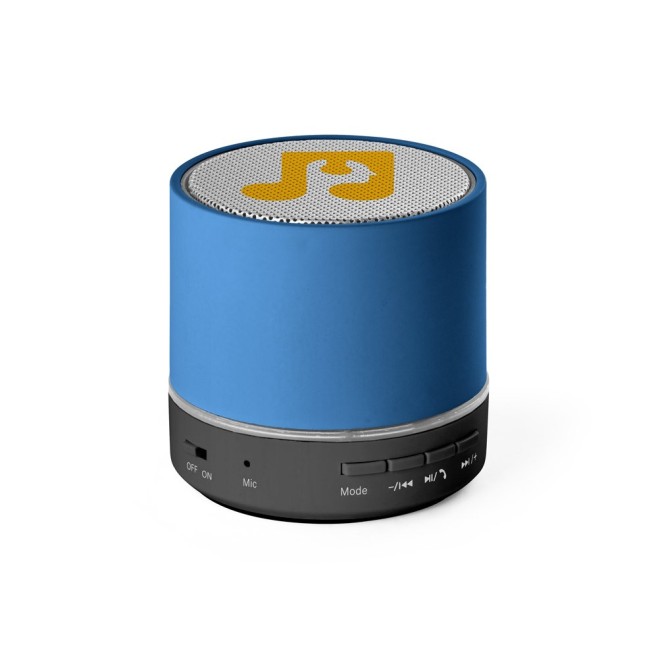 Caixa de som portátil com microfone em ABS Personalizada - H970176