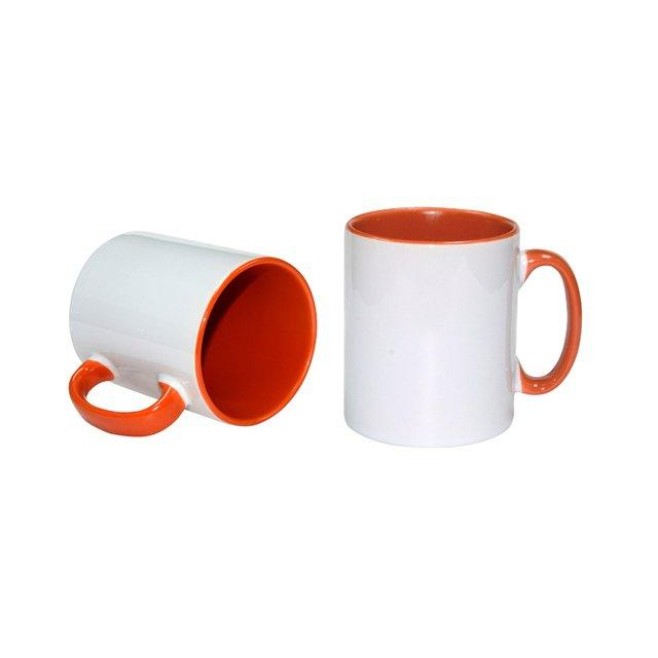 Caneca Alça E Interior Color 325ML Promocional H1337