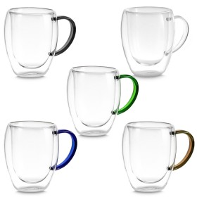 Caneca de Vidro de 350 ml Personalizada H3154