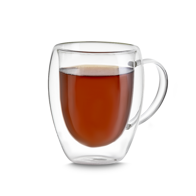 Caneca de Vidro de 350 ml Personalizada H3154