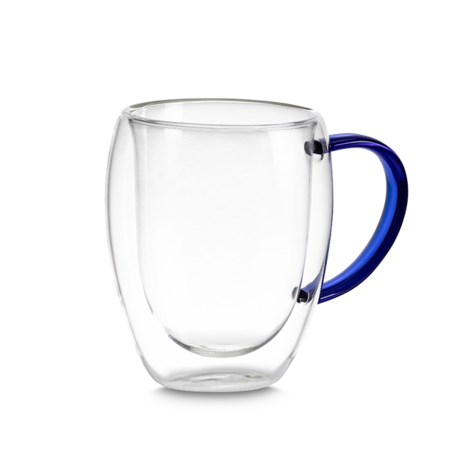 Caneca de Vidro de 350 ml Personalizada H3154
